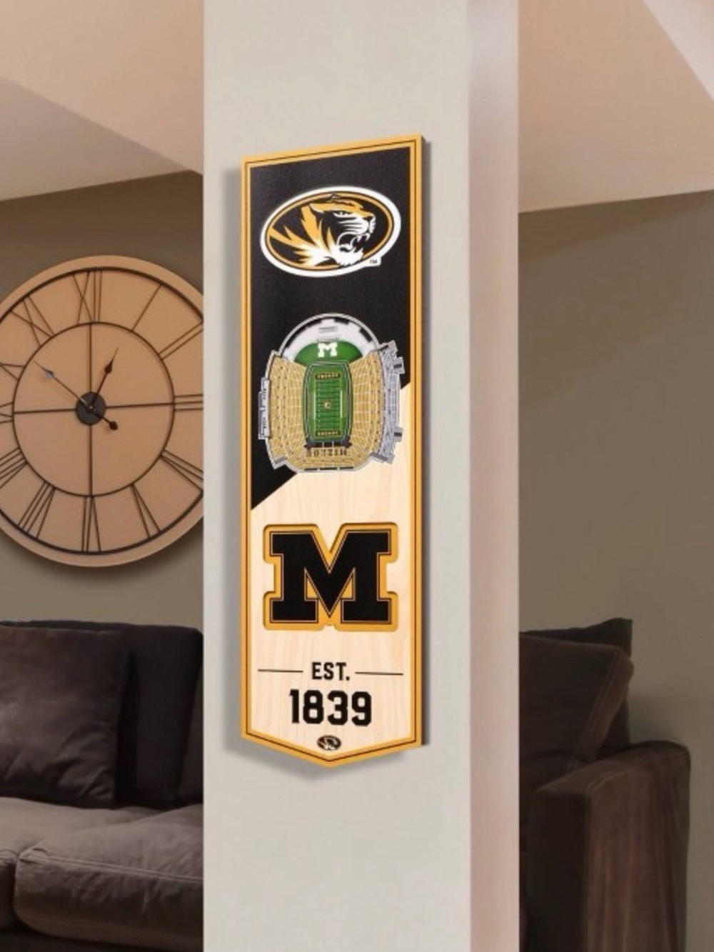 NCAA Missouri Tigers 6"x19" Stadium Banner